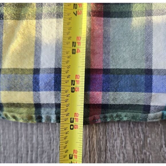 VTG Wrangler Twenty X Plaid Long Sleeve Button Down Shirt Men's Size M/L SPRING - Picture 11 of 11